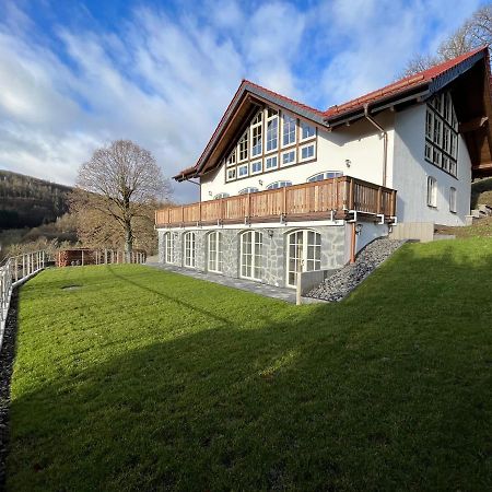 Ferienwohnung Blick Thyratal Stolberg  Bagian luar foto