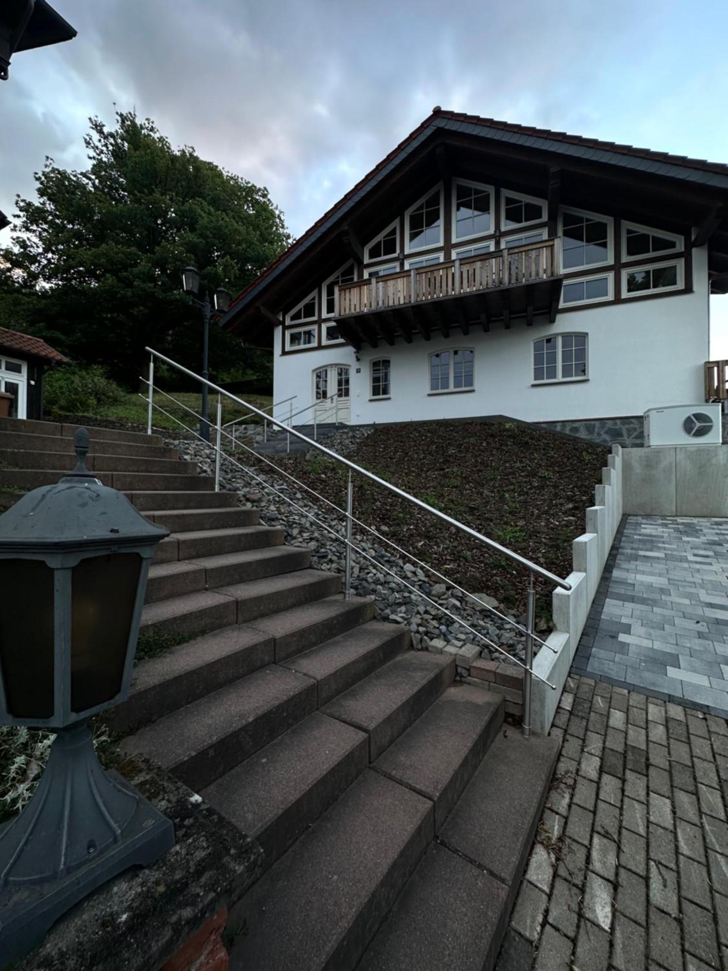 Ferienwohnung Blick Thyratal Stolberg  Bagian luar foto