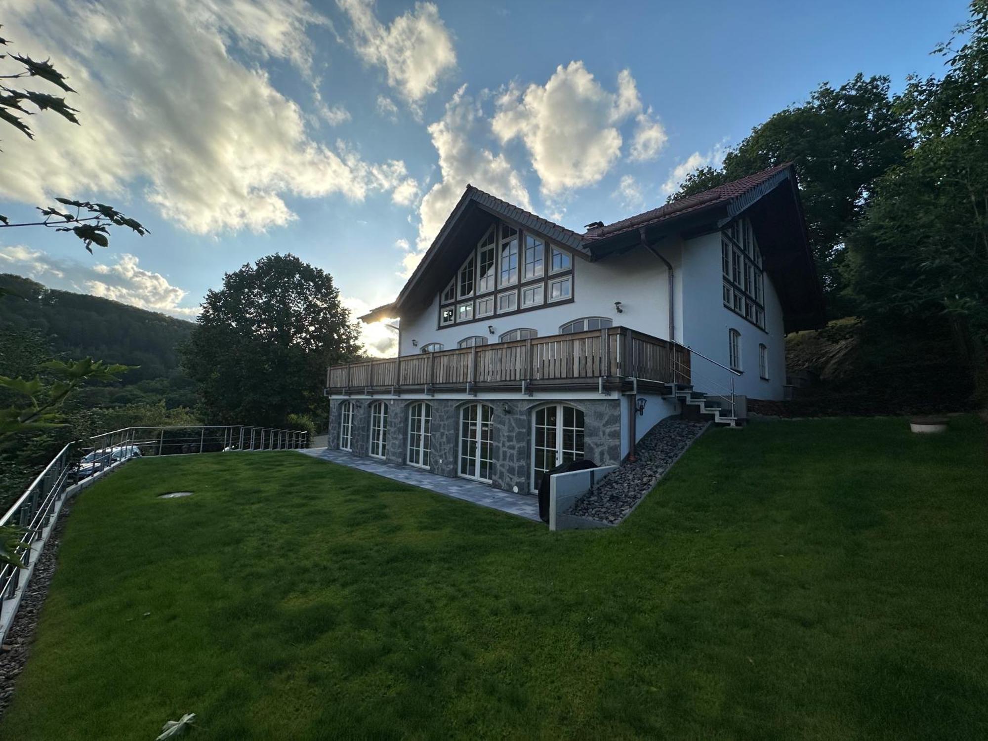 Ferienwohnung Blick Thyratal Stolberg  Bagian luar foto