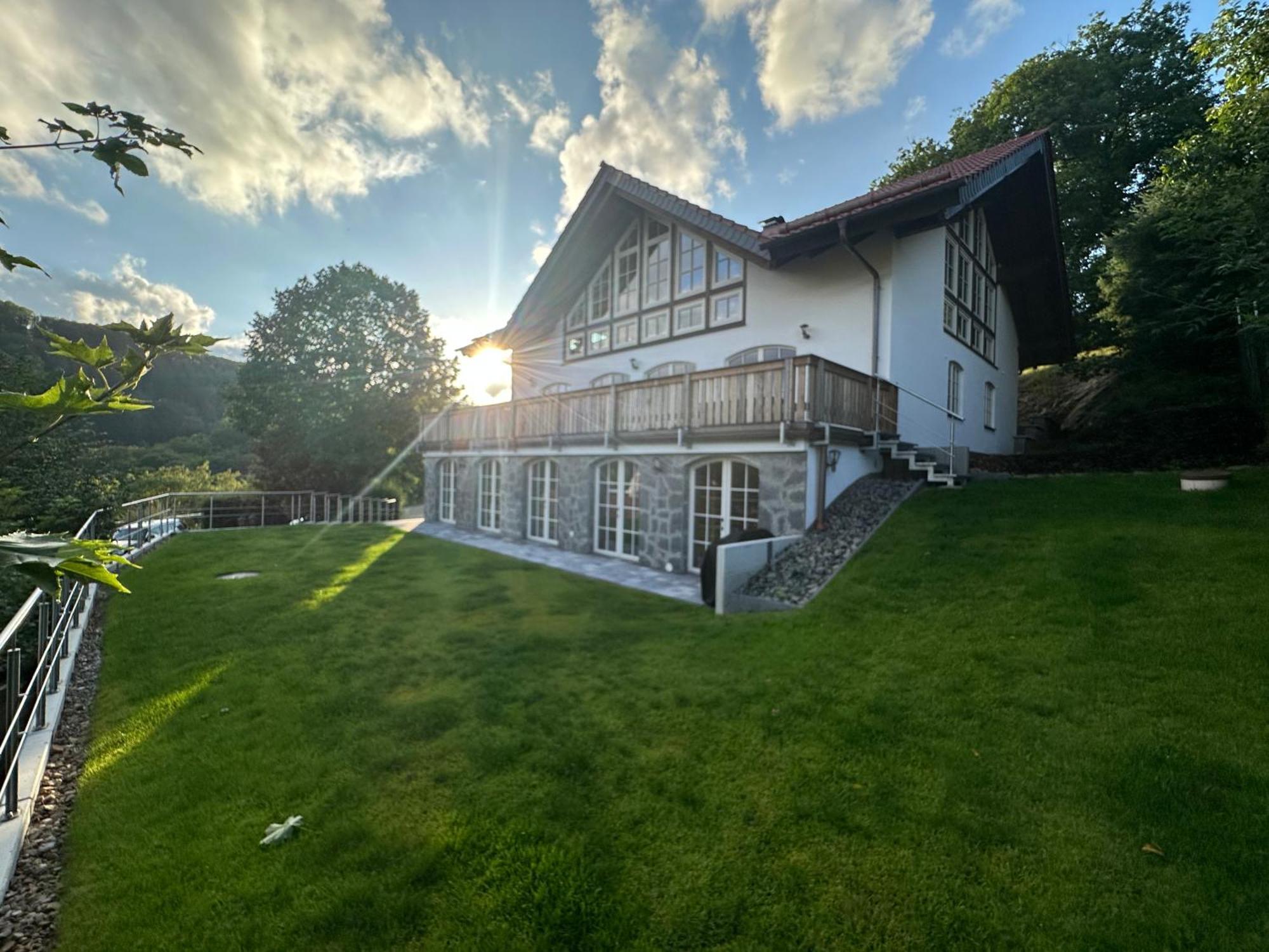 Ferienwohnung Blick Thyratal Stolberg  Bagian luar foto